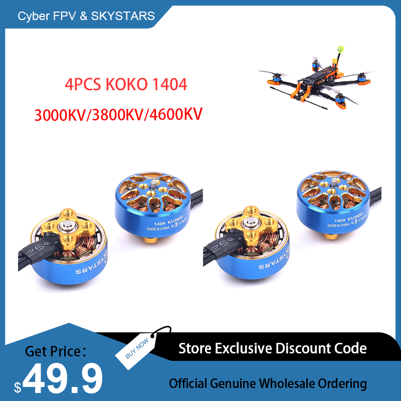 Radiomaster Ranger 2.4Ghz Elrs Module - SKYSTARS KOKO 1404 3000KV 6S 3800KV/4600KV
